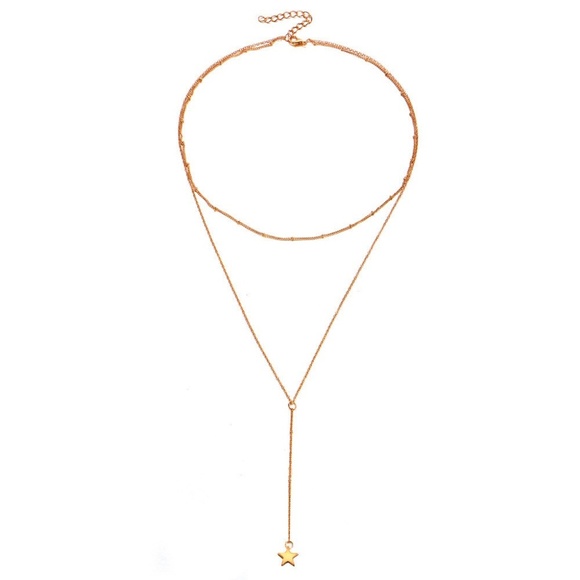 4/$30 Dainty Layered Star Necklace - Picture 3 of 6